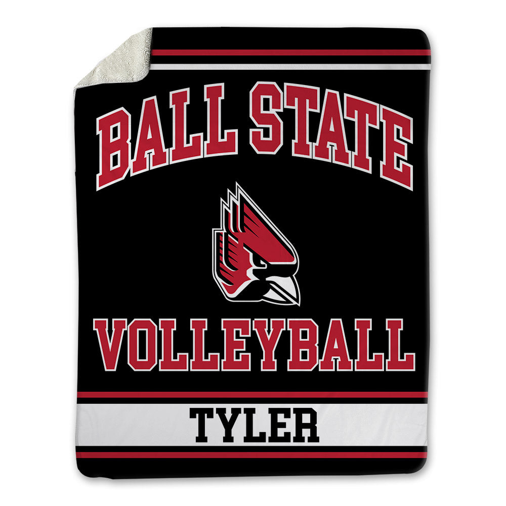 Ball State - NCAA Women's Volleyball : Carson Tyler - Blanket-0