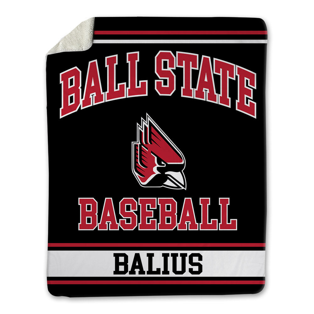 Ball State - NCAA Baseball : Gavin Balius - Blanket-0