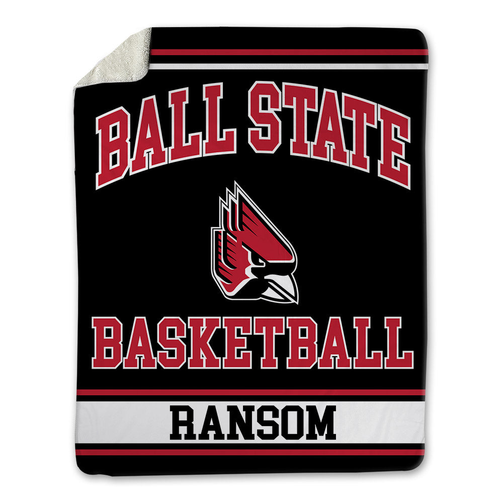 Ball State - NCAA Women's Basketball : Zuri Ransom - Blanket-0