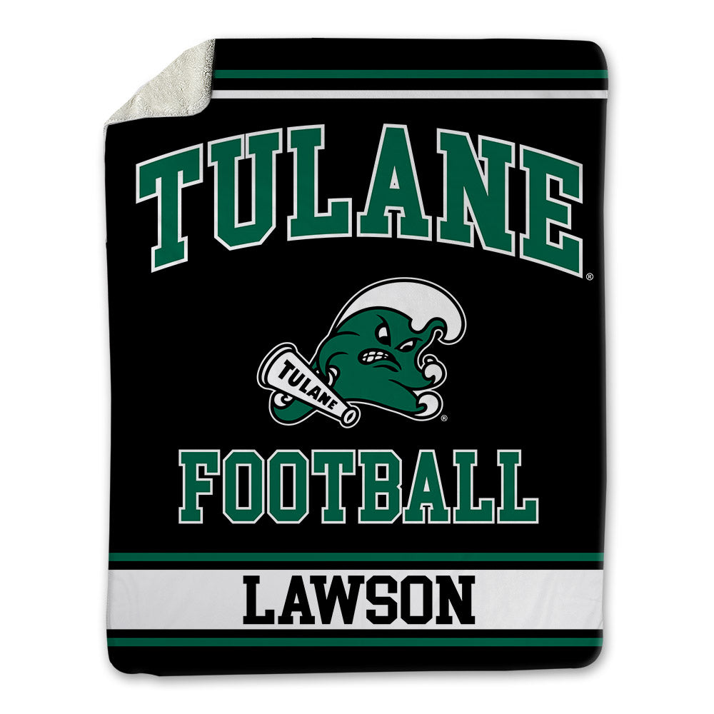 Tulane - NCAA Football : Harold Lawson - Blanket-0