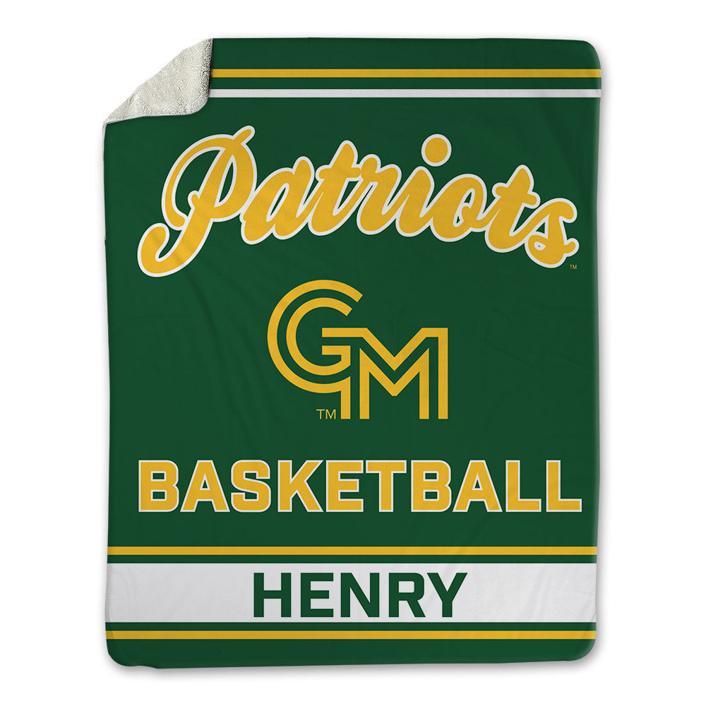 GMU - NCAA Men's Basketball : Malik Henry - Blanket-0