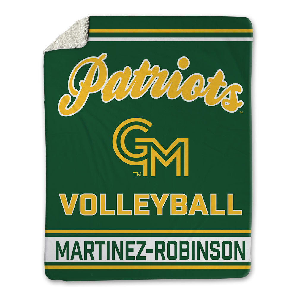 GMU - NCAA Women's Volleyball : Autumn Martinez-Robinson - Blanket-0