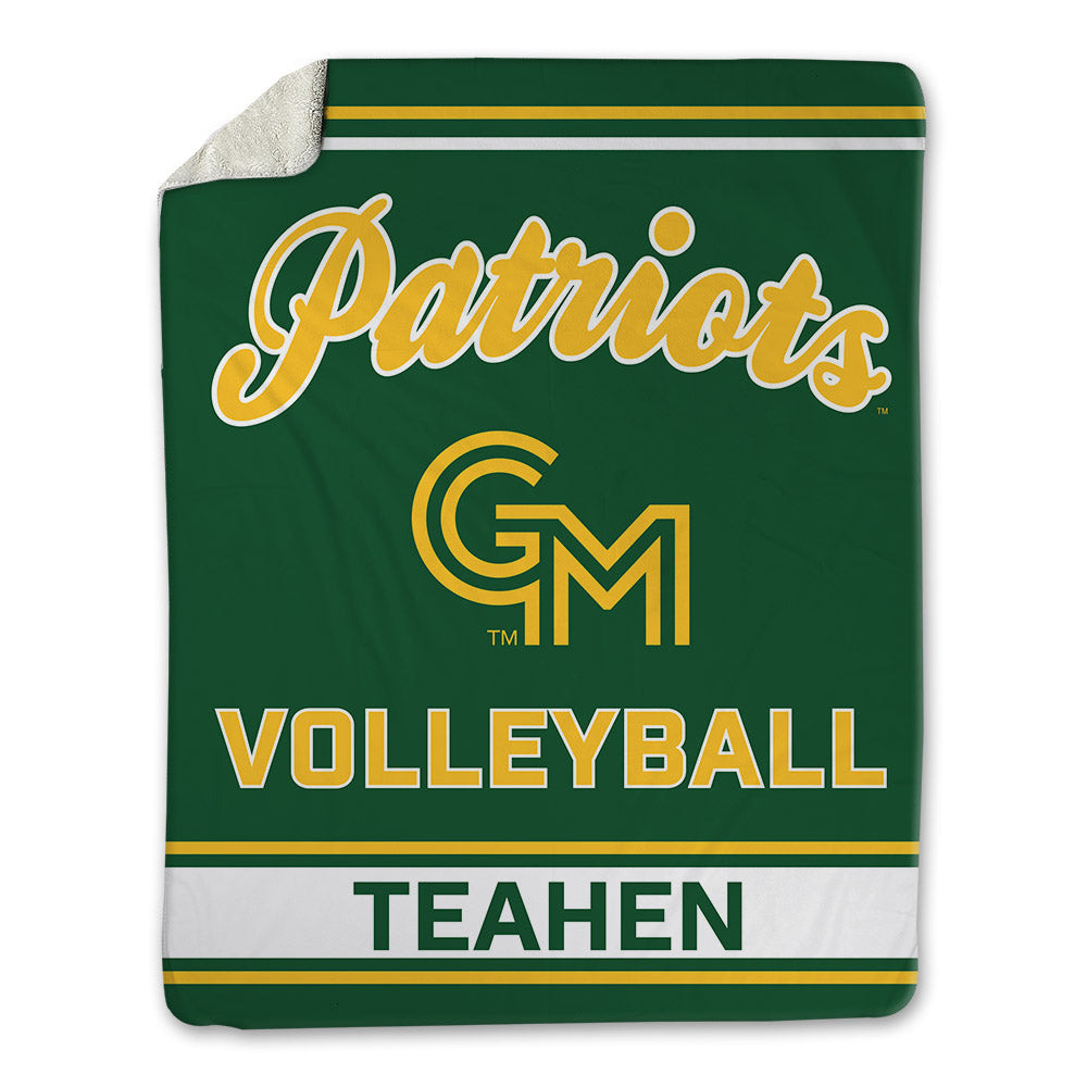 GMU - NCAA Women's Volleyball : Katarina Teahen - Blanket-0