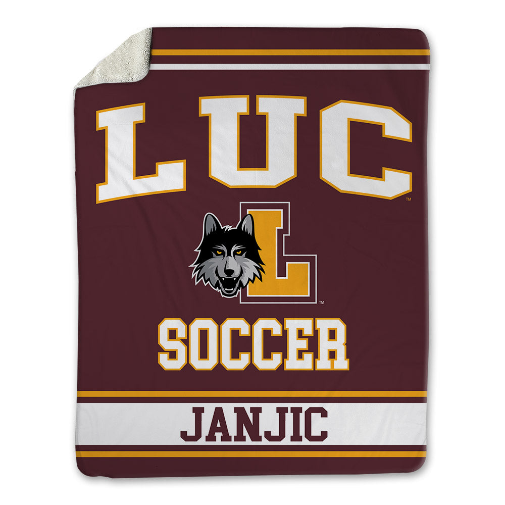 Loyola - NCAA Men's Soccer : Petar Janjic - Blanket-0