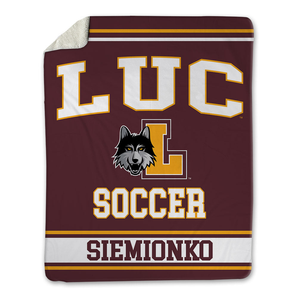 Loyola - NCAA Men's Soccer : David Siemionko - Blanket-0