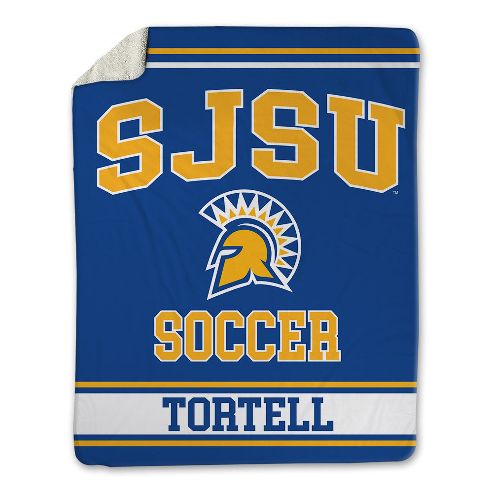 SJSU - NCAA Men's Soccer : Jordi Tortell - Blanket-0