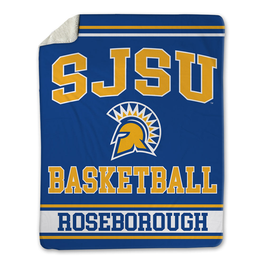 SJSU - NCAA Men's Basketball : Ben Roseborough - Blanket-0