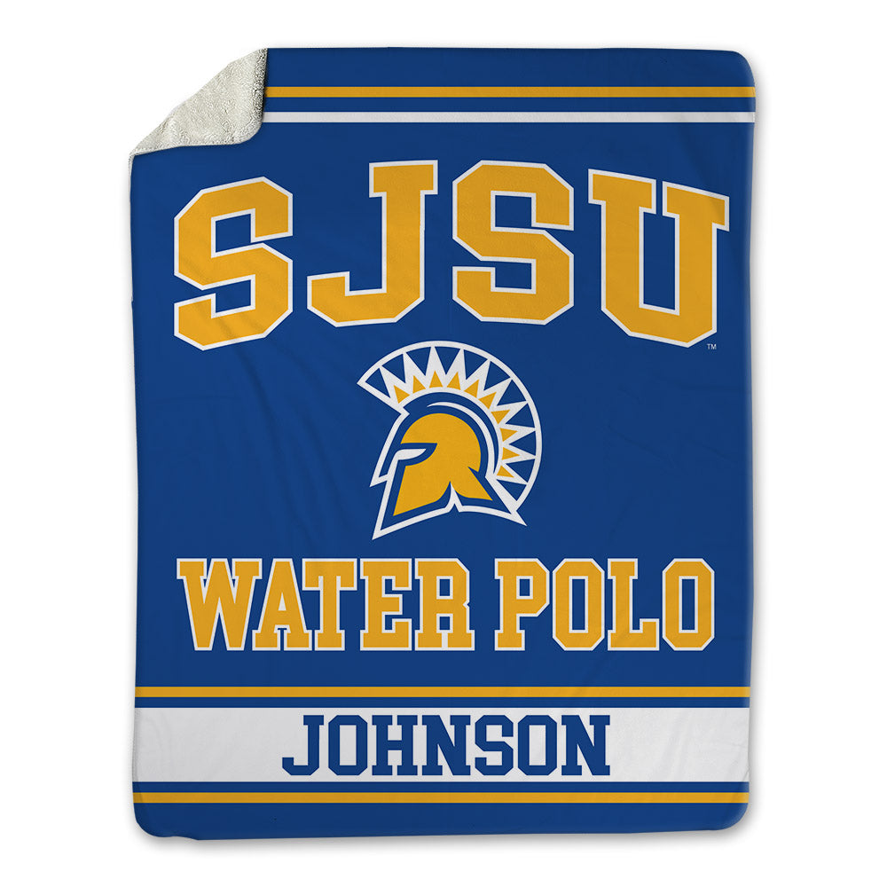 SJSU - NCAA Men's Water Polo : Aidan Johnson - Blanket-0