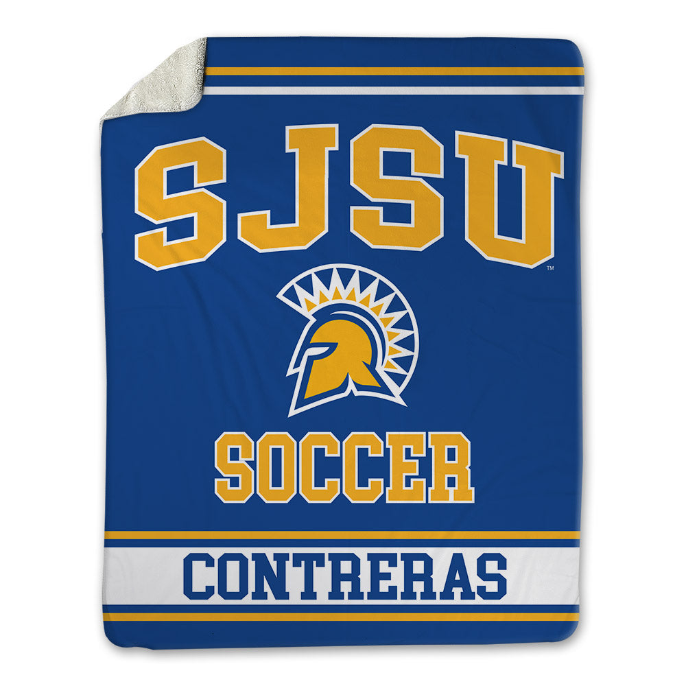 SJSU - NCAA Men's Soccer : Juan Contreras - Blanket-0
