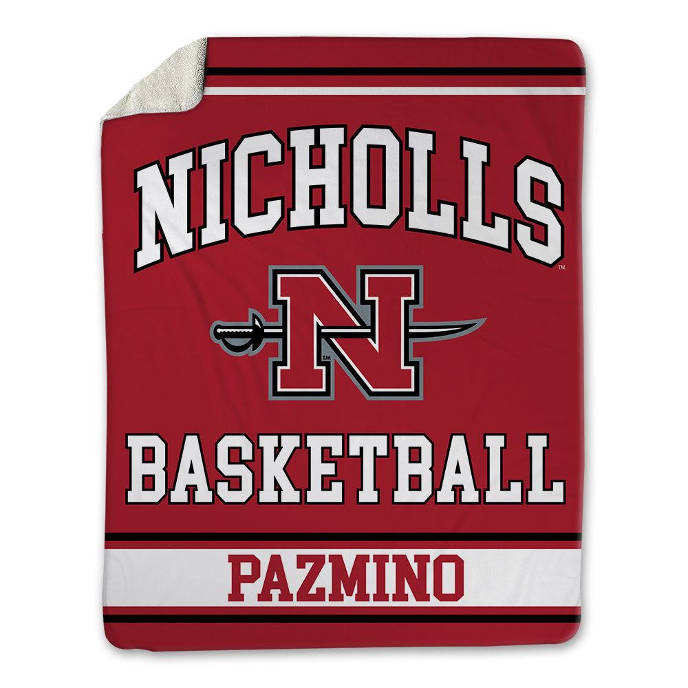 Nicholls State - NCAA Men's Basketball : Kevin Pazmino - Blanket-0