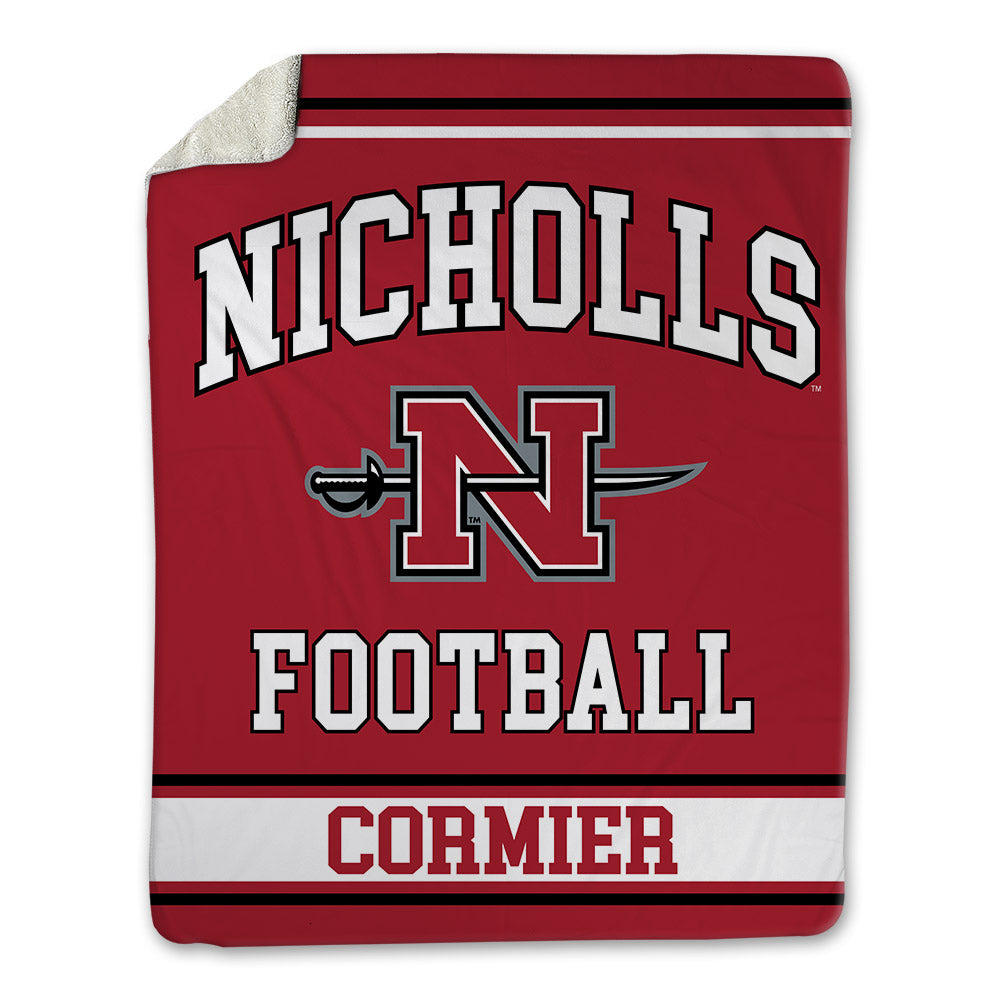 Nicholls State - NCAA Football : Hayden Cormier - Blanket-0