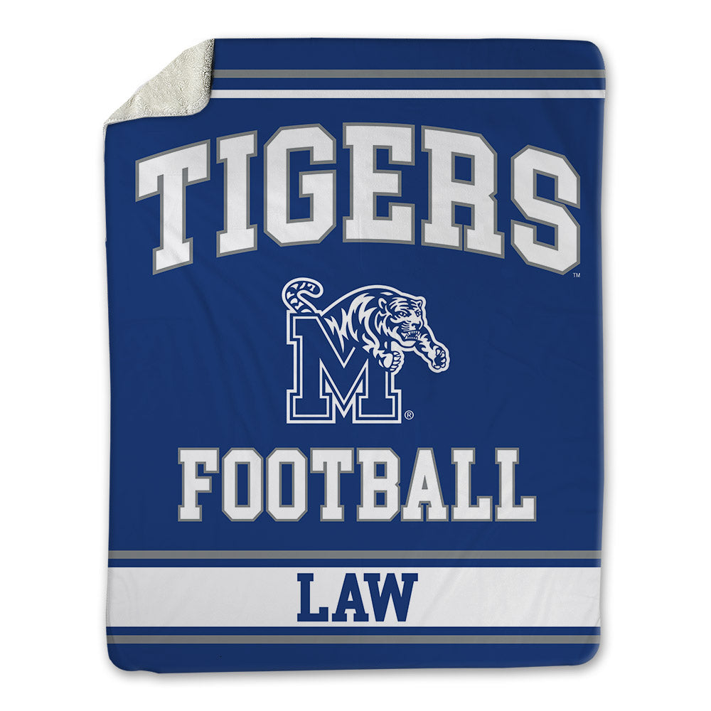 Memphis - NCAA Football : Crews Law - Blanket-0