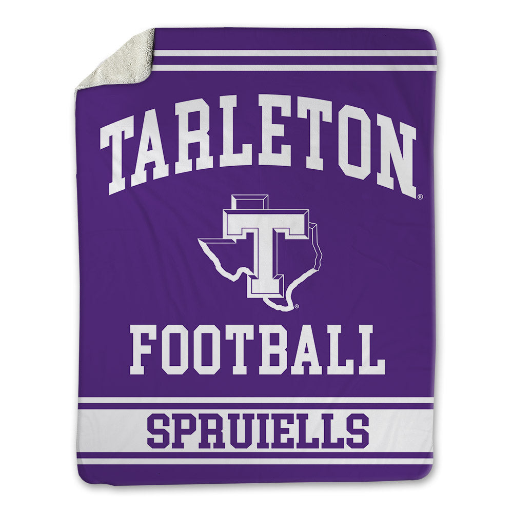 Tarleton State - NCAA Football : David Spruiells - Blanket-0