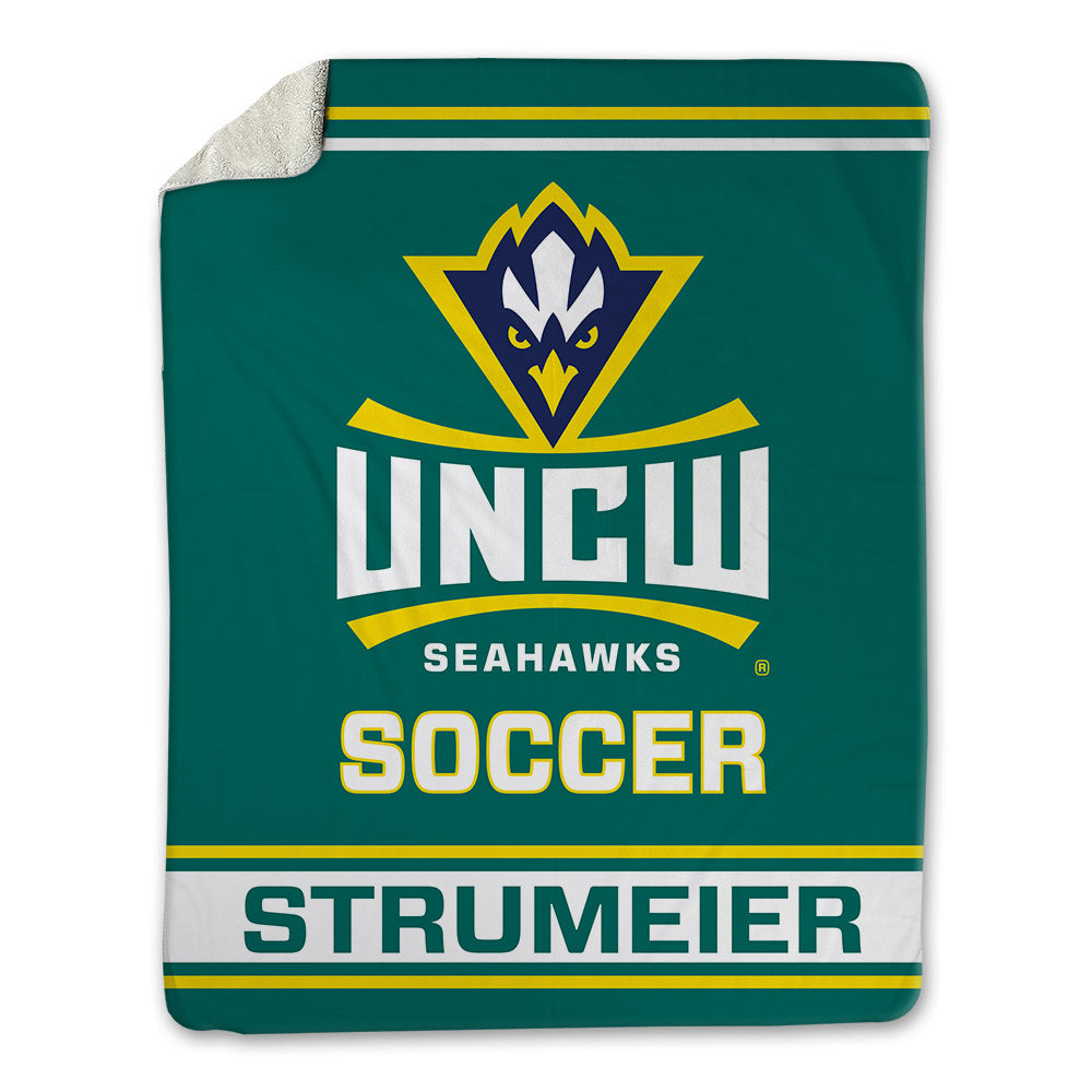 UNC Wilmington - NCAA Men's Soccer : Jaden Strumeier - Blanket-0