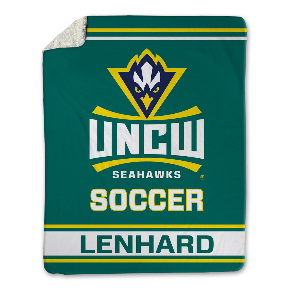 UNC Wilmington - NCAA Women's Soccer : Lindsay Lenhard - Blanket-0