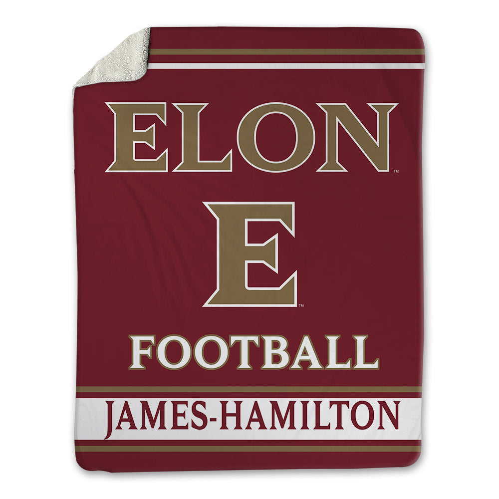 Elon - NCAA Football : Darren James-Hamilton - Blanket-0