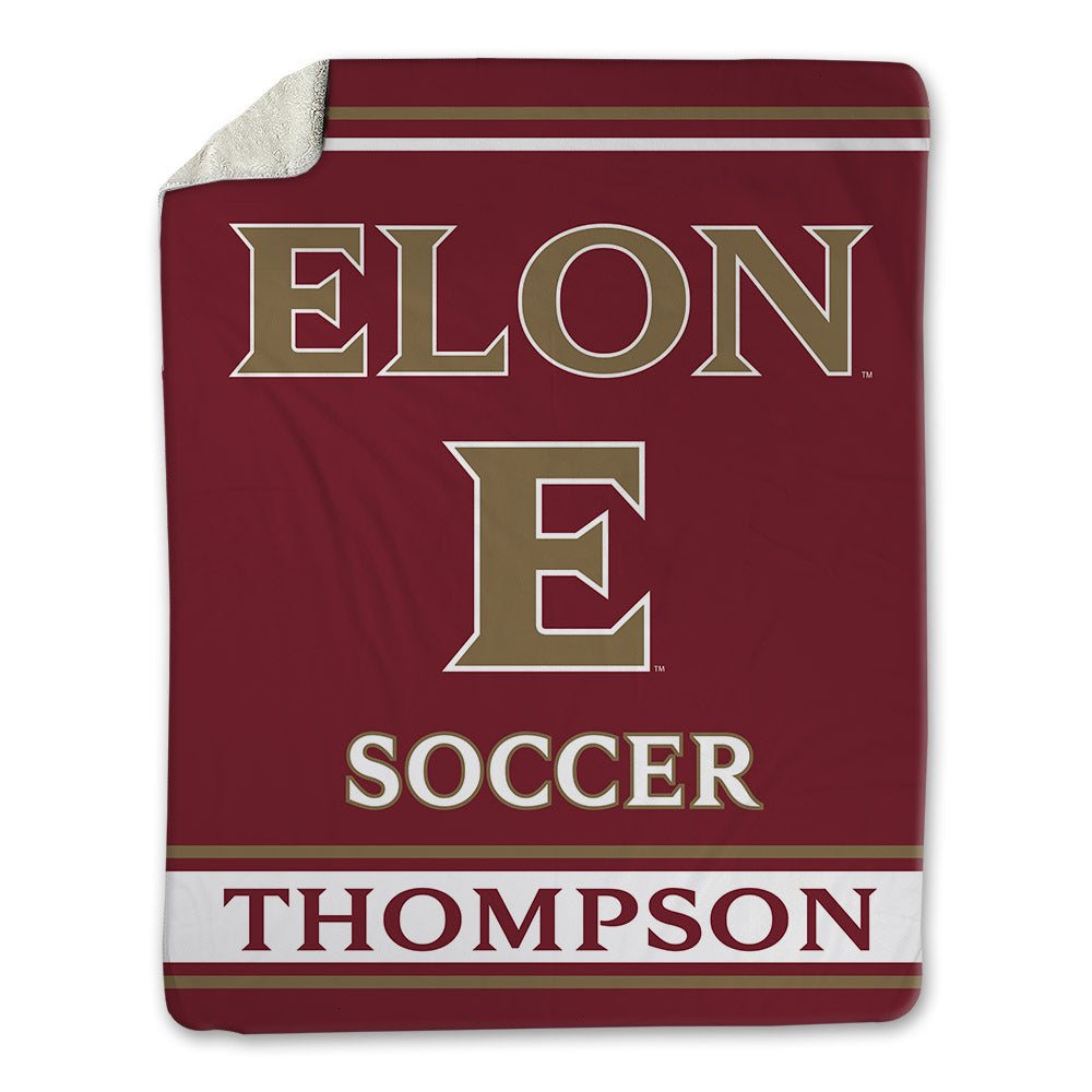Elon - NCAA Men's Soccer : Diego Thompson - Blanket-0