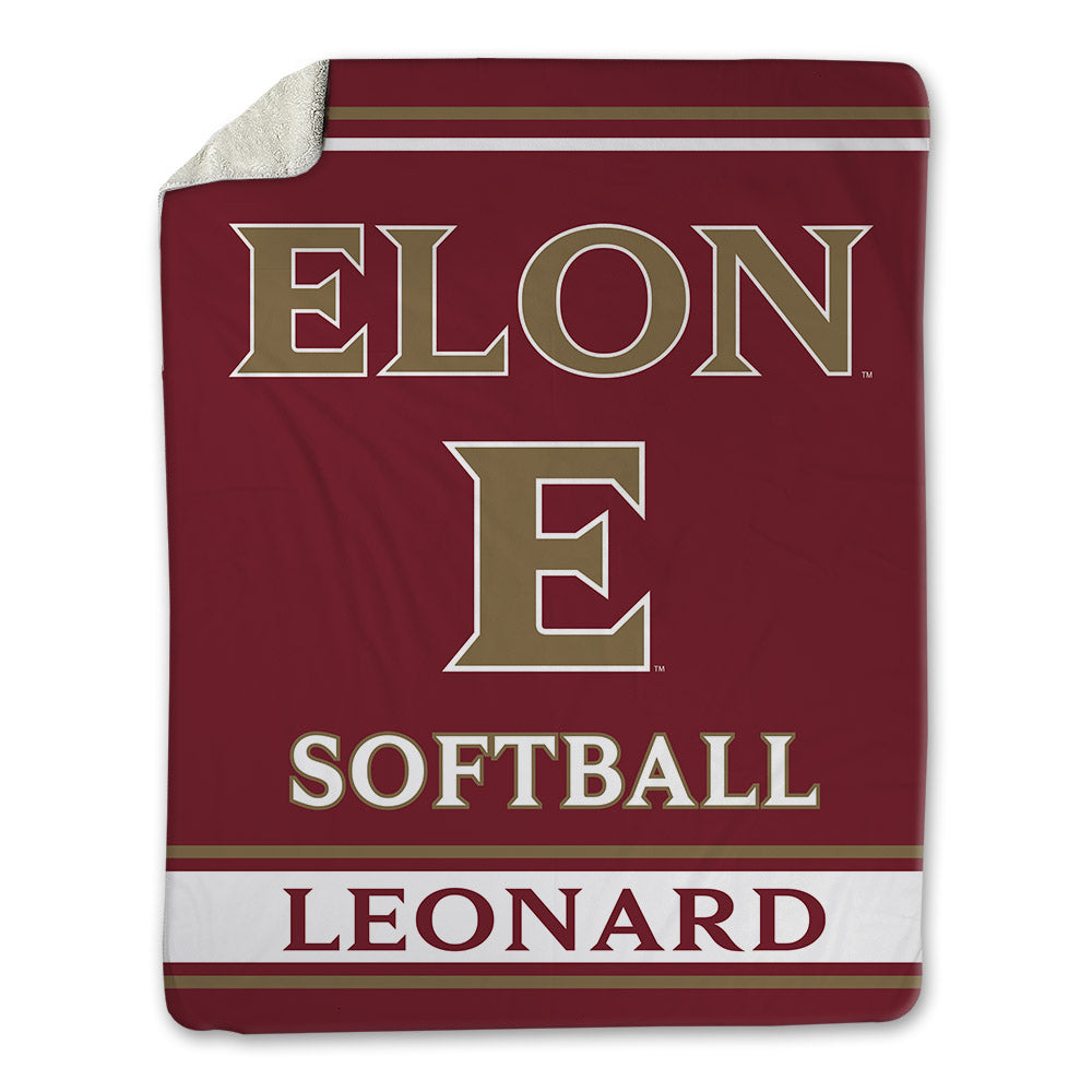 Elon - NCAA Softball : Kyra Leonard - Blanket-0