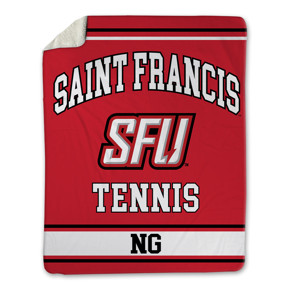 St. Francis - NCAA Men's Tennis : Jonah Ng - Blanket-0