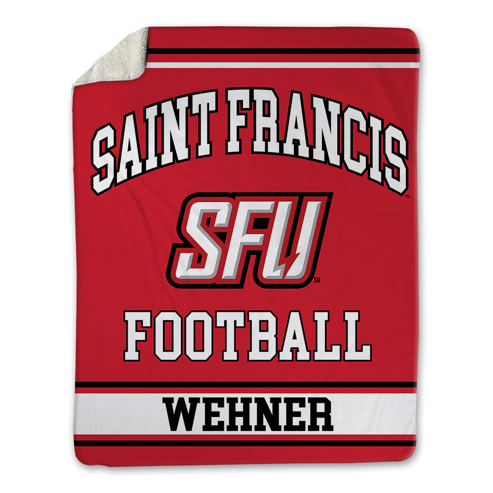 St. Francis - NCAA Football : Payton Wehner - Blanket-0