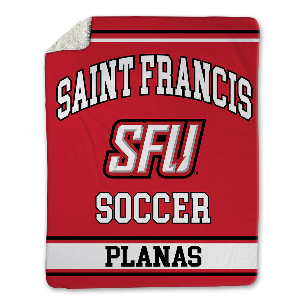 St. Francis - NCAA Men's Soccer : Alvaro Planas - Blanket-0