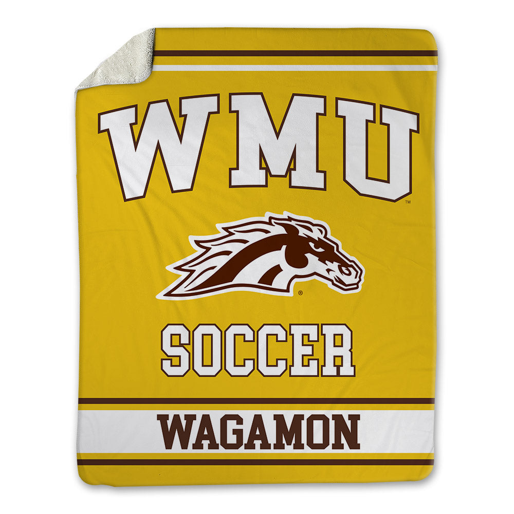 Western Michigan - NCAA Women's Soccer : RJ Wagamon - Blanket-0