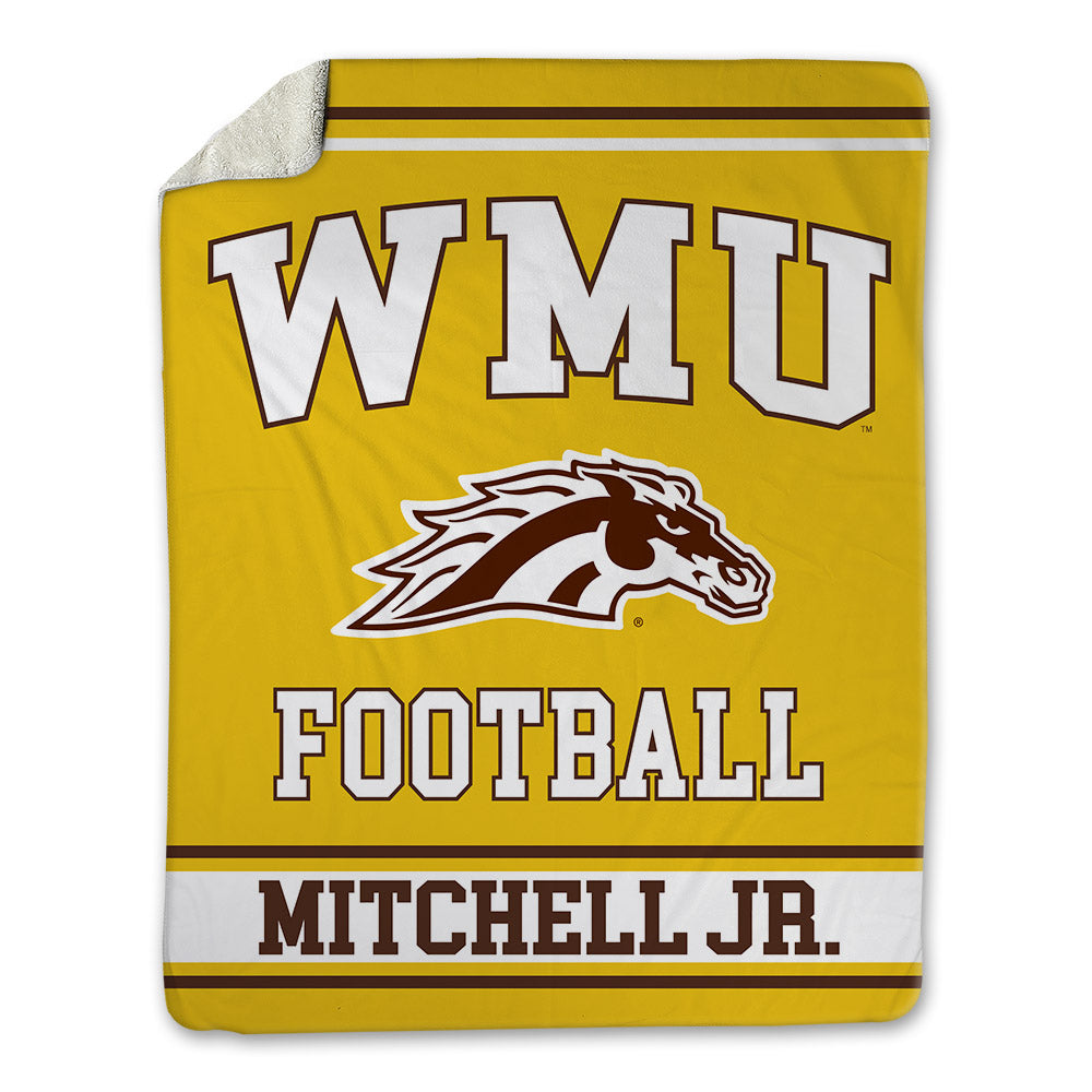 Western Michigan - NCAA Football : Carlos Mitchell Jr. - Blanket-0