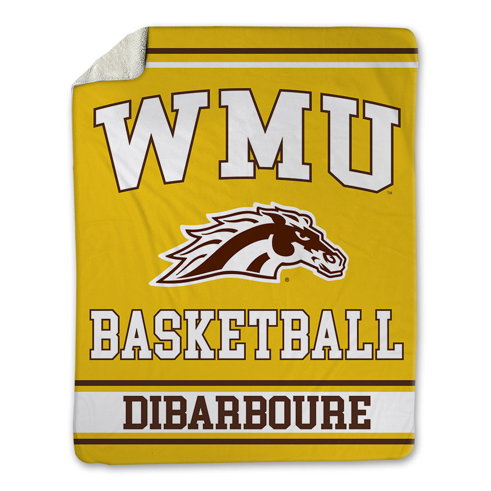 Western Michigan - NCAA Women's Basketball : Emma Dibarboure - Blanket-0