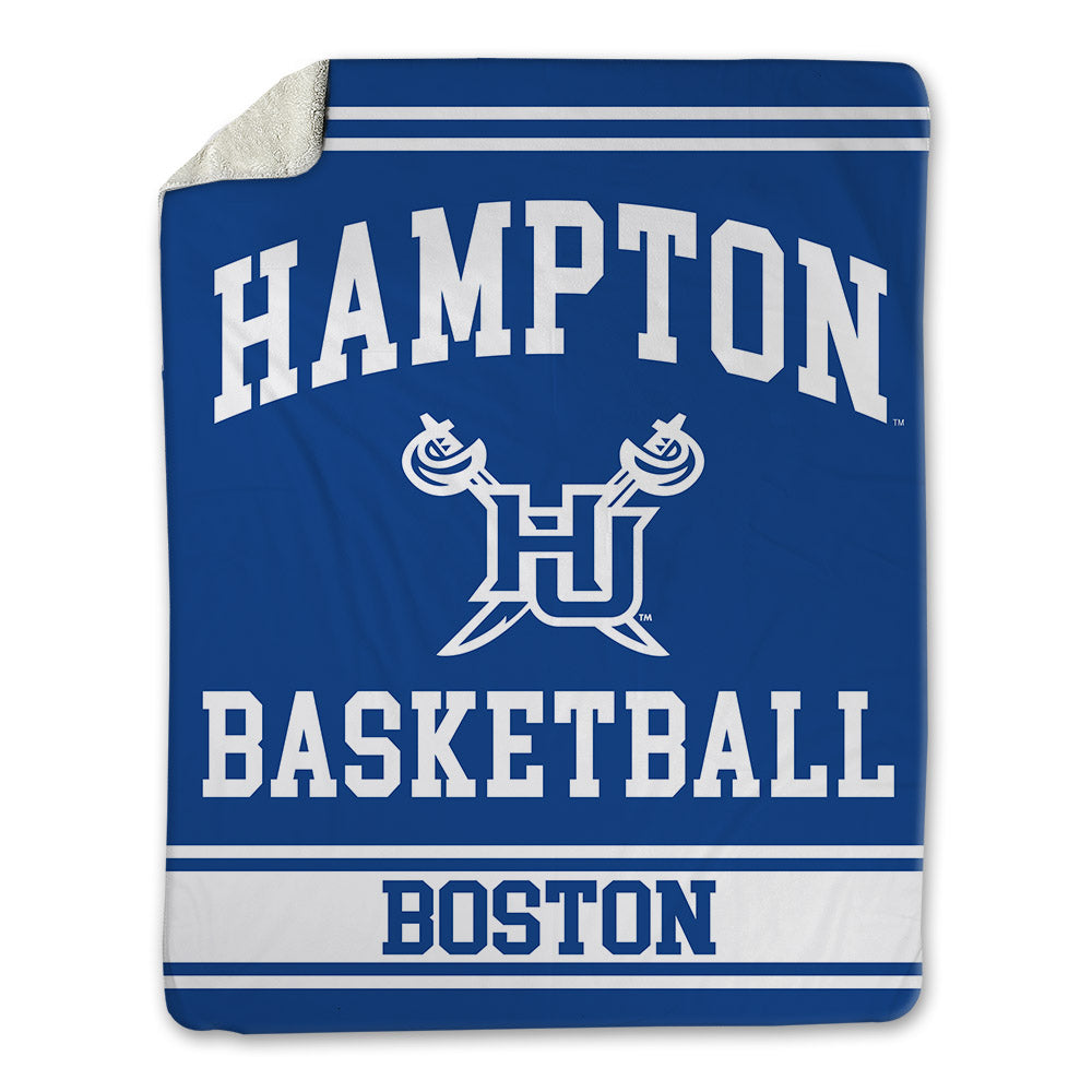 Hampton - NCAA Women's Basketball : Arlisha Boston - Blanket-0