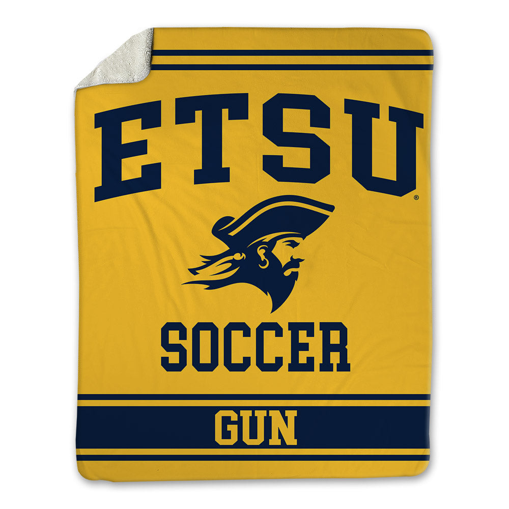 East Tennessee State - NCAA Men's Soccer : Jason Gun - Blanket-0