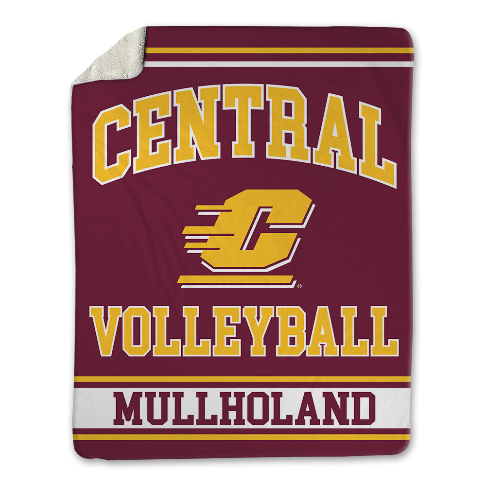 Central Michigan - NCAA Women's Volleyball : Lilly Mullholand - Blanket-0