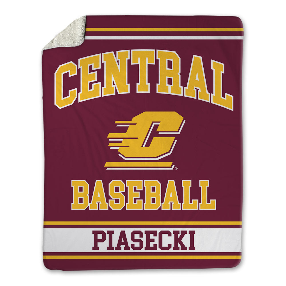 Central Michigan - NCAA Baseball : Aaron Piasecki - Blanket-0