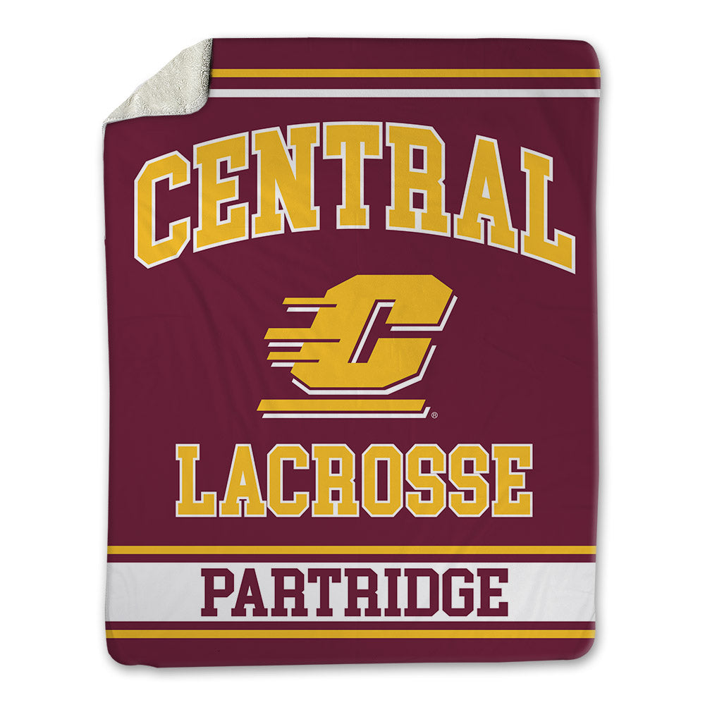 Central Michigan - NCAA Women's Lacrosse : Avery Partridge - Blanket-0