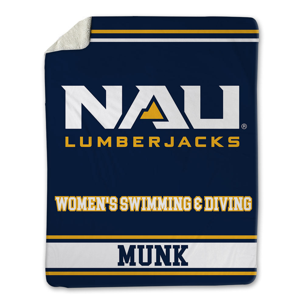 Northern Arizona - NCAA Women's Swimming & Diving : Gracie Munk - Blanket-0