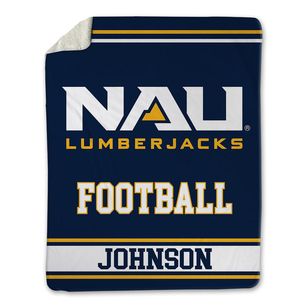 Northern Arizona - NCAA Football : Corey Johnson - Blanket-0