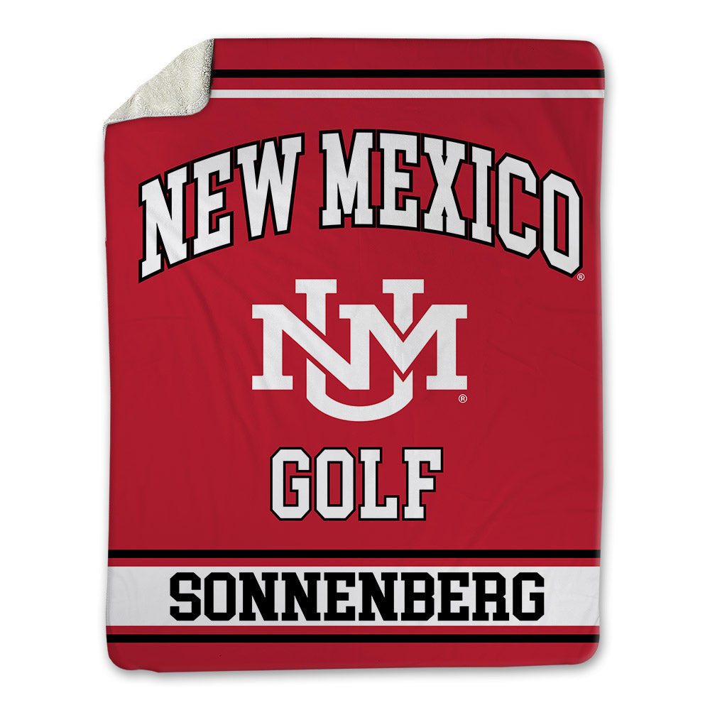 New Mexico - NCAA Men's Golf : Clark Sonnenberg - Blanket-0