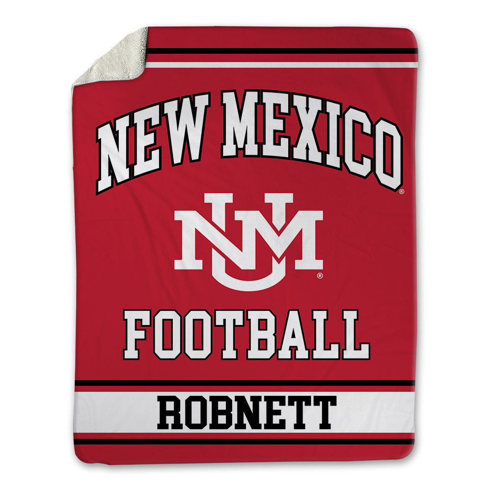 New Mexico - NCAA Football : Kaden Robnett - Blanket-0