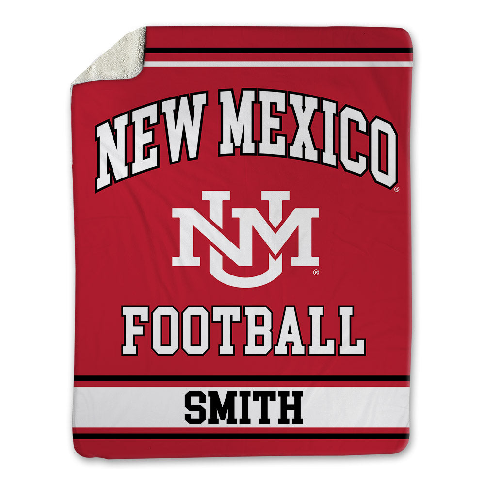 New Mexico - NCAA Football : Aaron Smith - Blanket-0