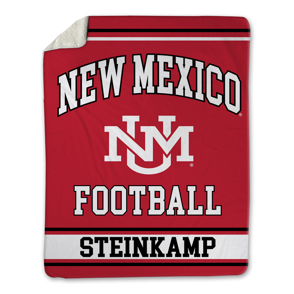 New Mexico - NCAA Football : Charles Steinkamp - Blanket-0