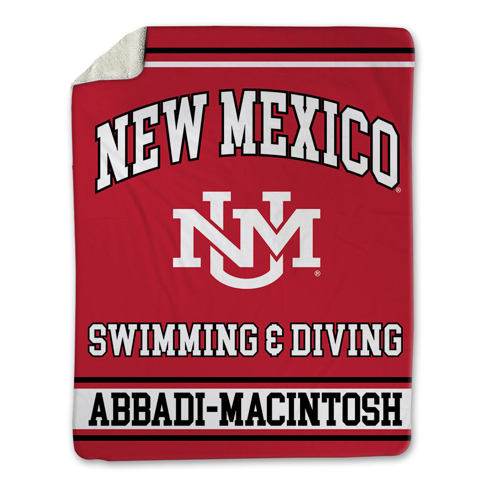New Mexico - NCAA Women's Swimming & Diving : Esme Abbadi-MacIntosh - Blanket-0