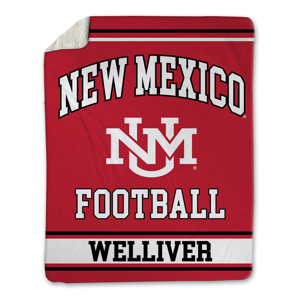 New Mexico - NCAA Football : Cole Welliver - Blanket-0