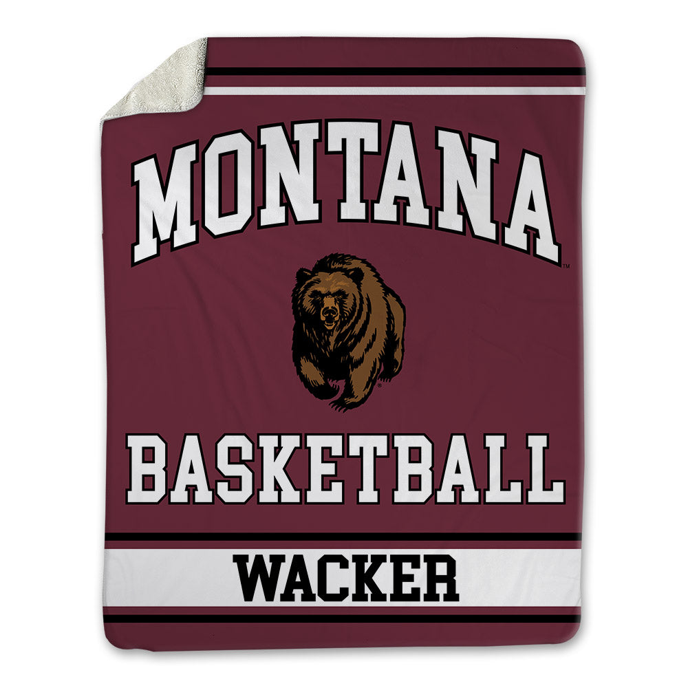 Montana - NCAA Women's Basketball : Draya Wacker - Blanket-0