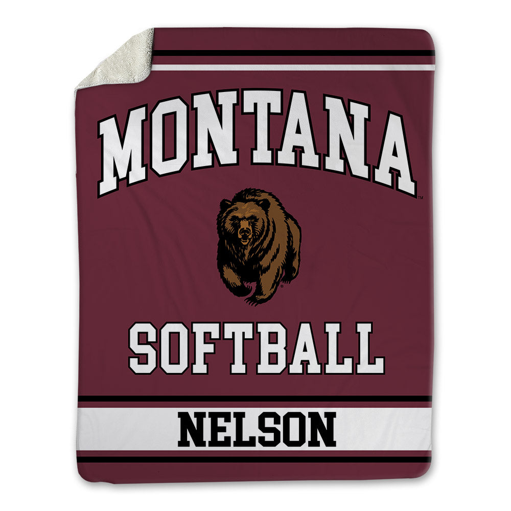 Montana - NCAA Softball : Makinzie Nelson - Blanket-0