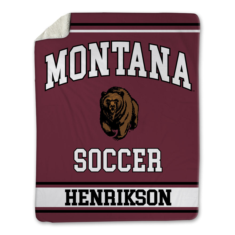 Montana - NCAA Women's Soccer : Allison Henrikson - Blanket-0
