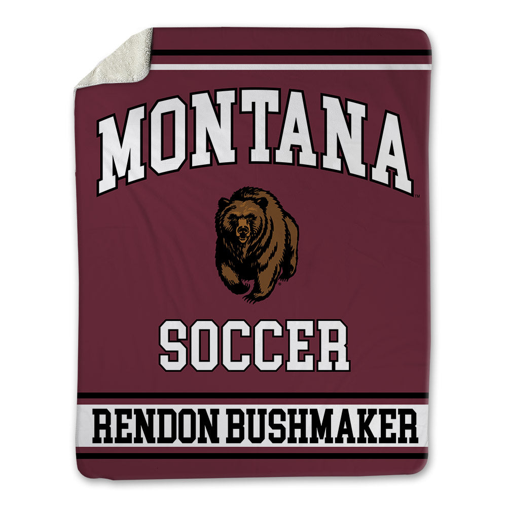 Montana - NCAA Women's Soccer : Kayla Rendon Bushmaker - Blanket-0