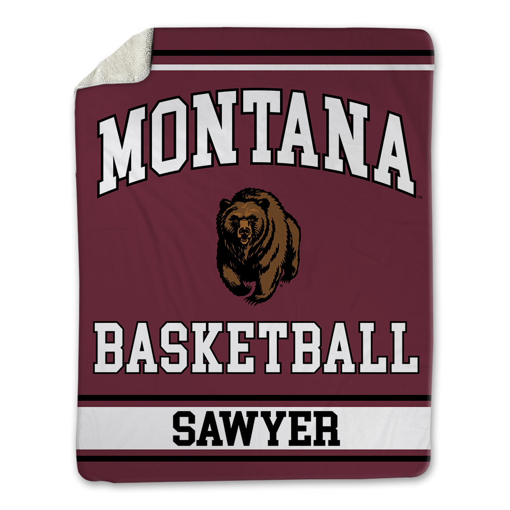 Montana - NCAA Men's Basketball : Te'Jon Sawyer - Blanket-0