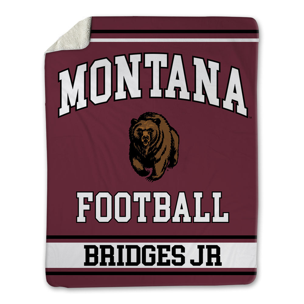 Montana - NCAA Football : Lekeldrick Bridges Jr - Blanket-0