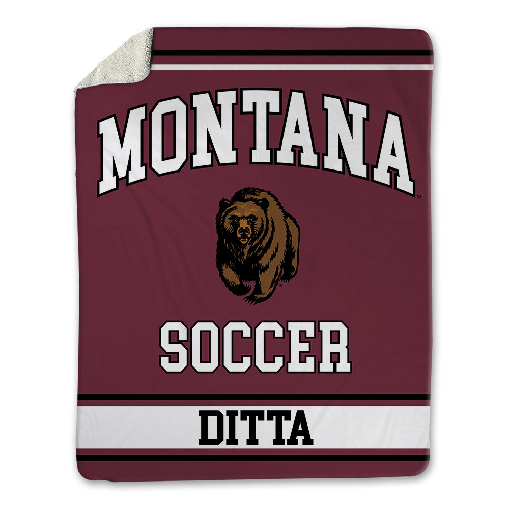 Montana - NCAA Women's Soccer : Maddie Ditta - Blanket-0