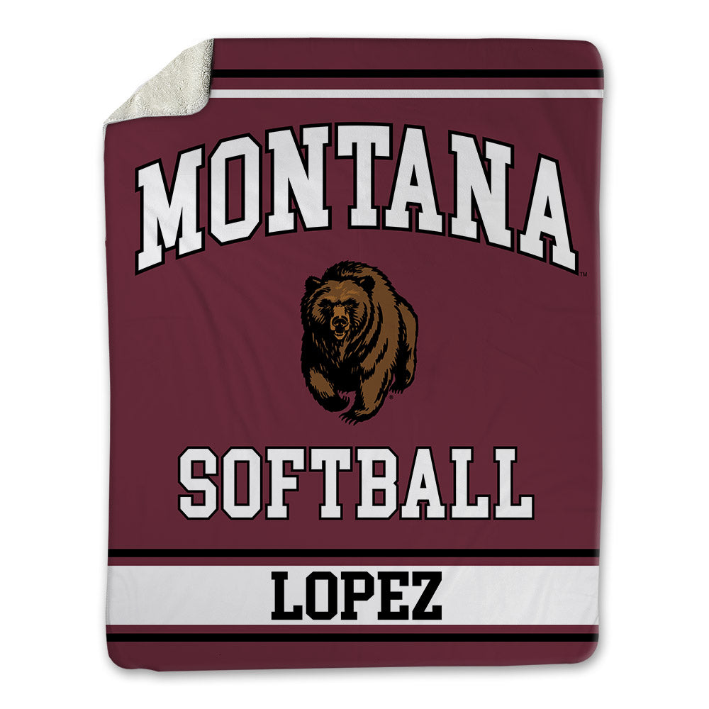 Montana - NCAA Softball : Grace Lopez - Blanket-0