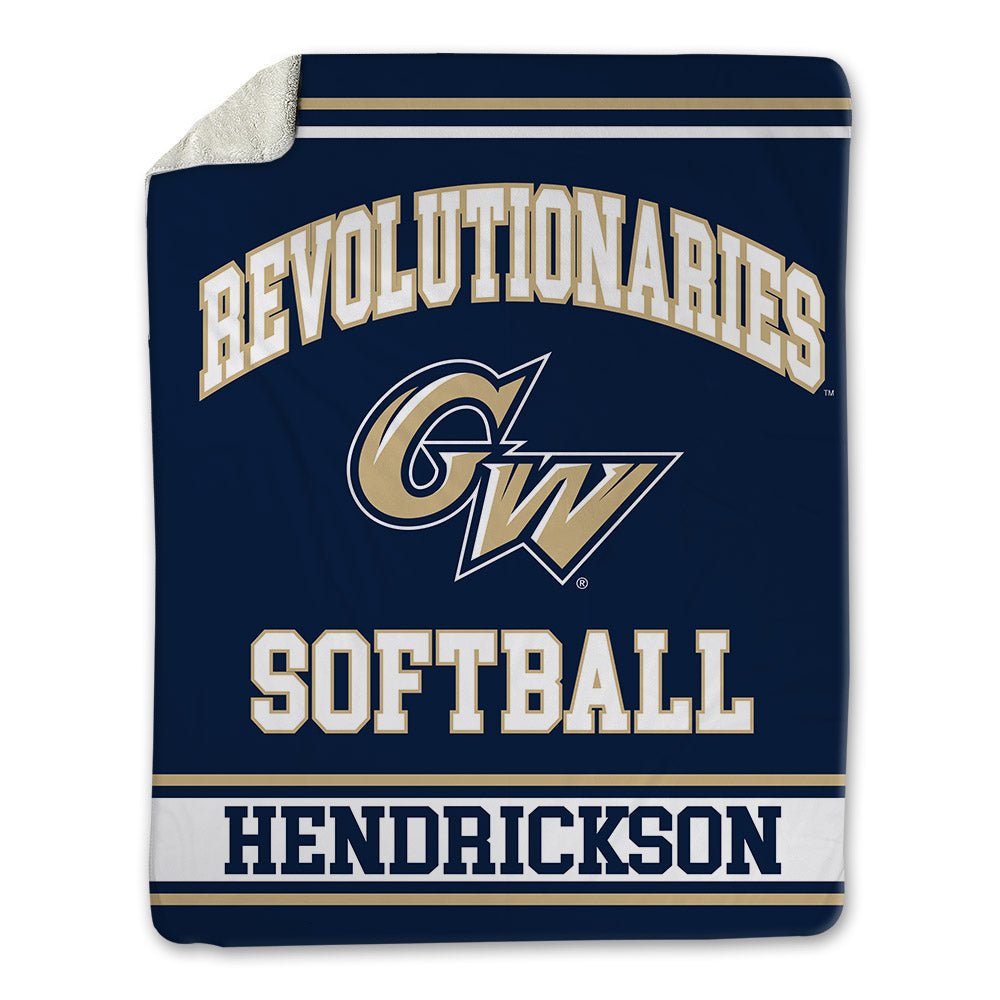 GWU - NCAA Softball : Katie Hendrickson - Blanket-0